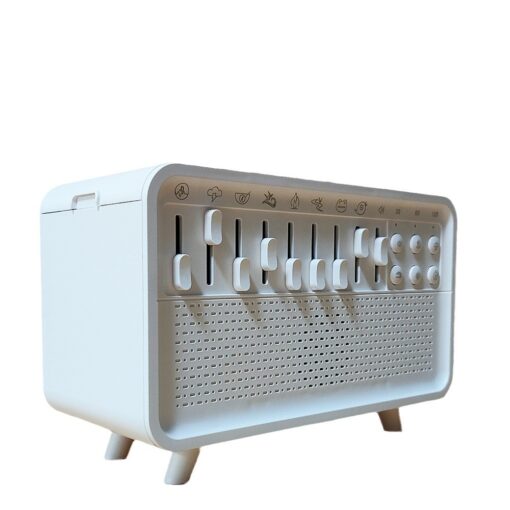 4 In 1 Bluetooth Speaker White Noise Sleep Night Light Humidifier All-in-one Machine Free Combination Of 8 Group Nature Sound - Image 5