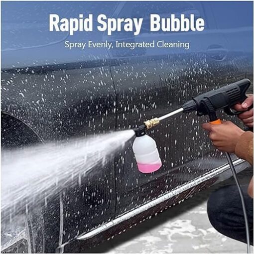 48V High-Pressure Water Sprayer, Car Washing Machine, 5M Range, Cordless Portable Electric Water High Pressure Washer Gun, Used For Car Washing, Floor Cleaning & Garden Watering - Image 2