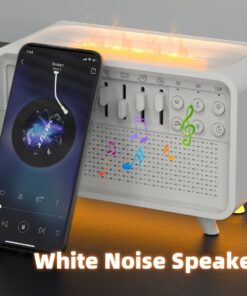 4 In 1 Bluetooth Speaker White Noise Sleep Night Light Humidifier All-in-one Machine Free Combination Of 8 Group Nature Sound